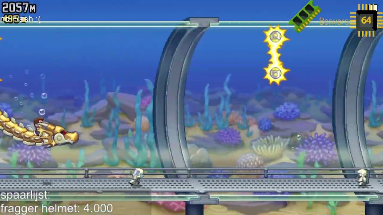 let's play jetpack joyride: 553