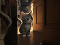 Little Cat is waiting for his Owner #moralstories #motivationalvideo