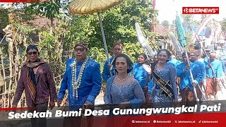 Pusaka Bupati Juwana Dikirab Dalam Sedekah Bumi Desa Gunungwungkal Pati