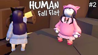 Menyelesaikan Level Tower - Human Fall Flat Indonesia