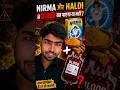 Nirma vs Haldi #shorts  #experimnent #nirma #blood