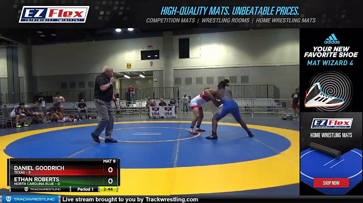 Mat 9 285 Daniel Goodrich Texas Vs Ethan Roberts N...