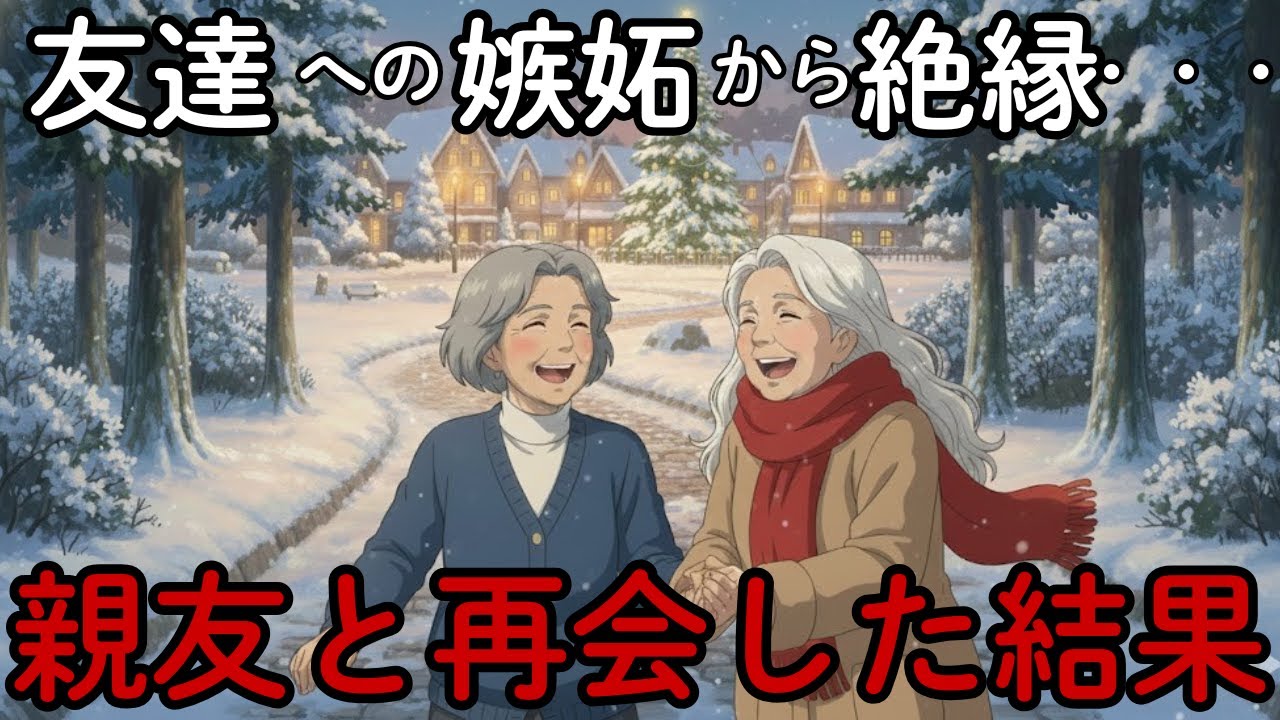 親友との経済格差から絶縁。３０年後に彼女から届いた以外なものとは・・・。感動 |奇跡|朗読|クリスマスプレゼント