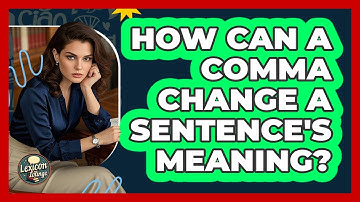 How Can A Comma Change A Sentence