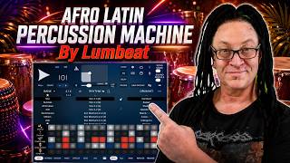 Afro Latin Percussion Machine NOW AUv3 by Lumbeat on iOS/MAC screenshot 1