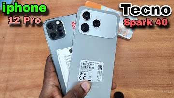 Tecno Spark 40 Vs iPhone 12 pro speed test 2025