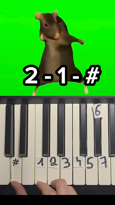 Piano - RAT DANCE TIKTOK Theme (TUTO) #ratdance #piano #tiktok