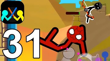 Supreme Duelist Stickman - Gameplay Walkthrough Part 31 New Update Best Random Weapon Stick Spider