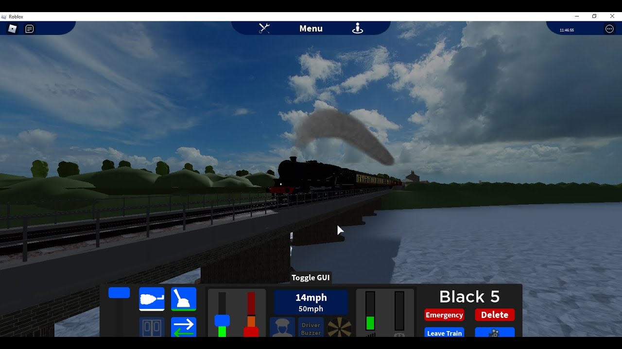 Roblox, Grand Continental Railways, Gyles Mount - Landfield, Black 5 ...