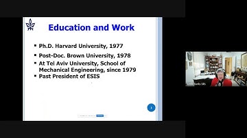 Editor Professor Filippo Berto introduces short presentation by Leslie Banks-Sills