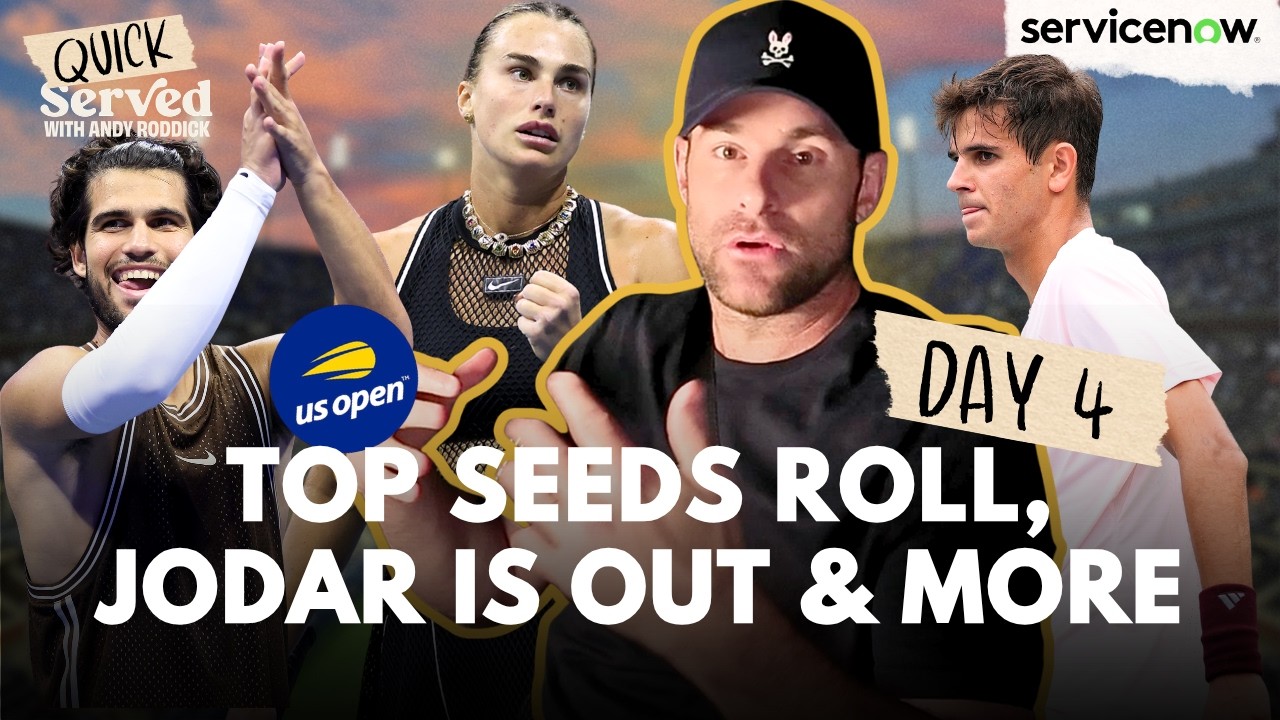 2026 US OPEN DAY 4: Jodar Falls To Lucky Loser, Alcaraz & Sabalenka Advance & More
