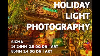 Photographing Holiday Lights in Dyker Heights with Sigma Lenses ✨ | Sony A1 Tutorial