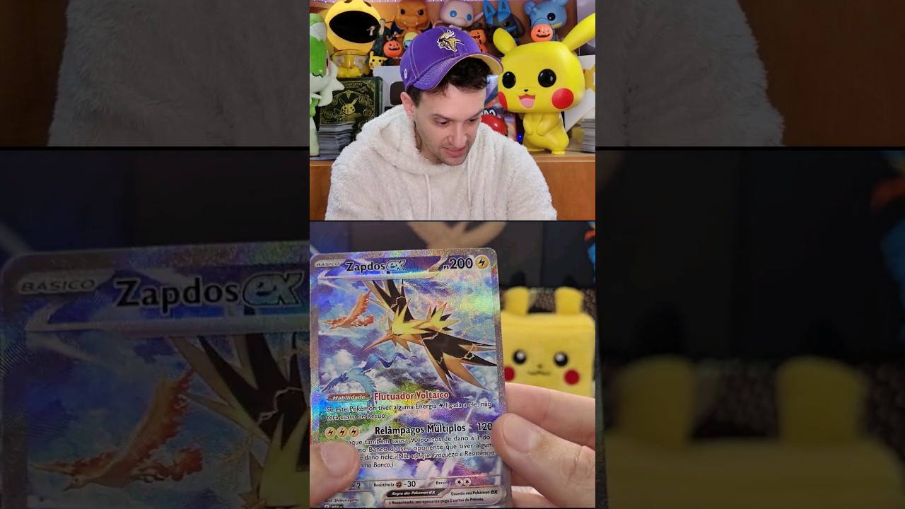 CONSEGUI ZAPDOS EX PREMIUM QIE QUE EU MAIS QUERIA #capitaohunter #cartaspokemon #pokemontcg