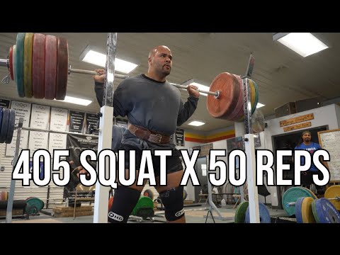 405lb for 50 Reps vs 528lb for 25 Reps - Which is HARDER?