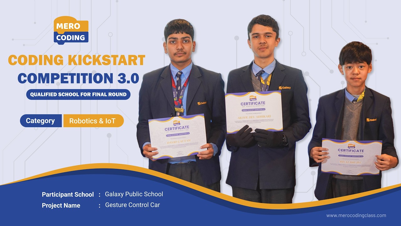 Mero Coding Class | Coding Kickstart 3.0 | Galaxy Public School - YouTube
