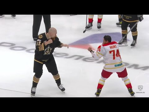 Бой КХЛ: Верба VS Хант/KHL Fight: Verba VS Hunt