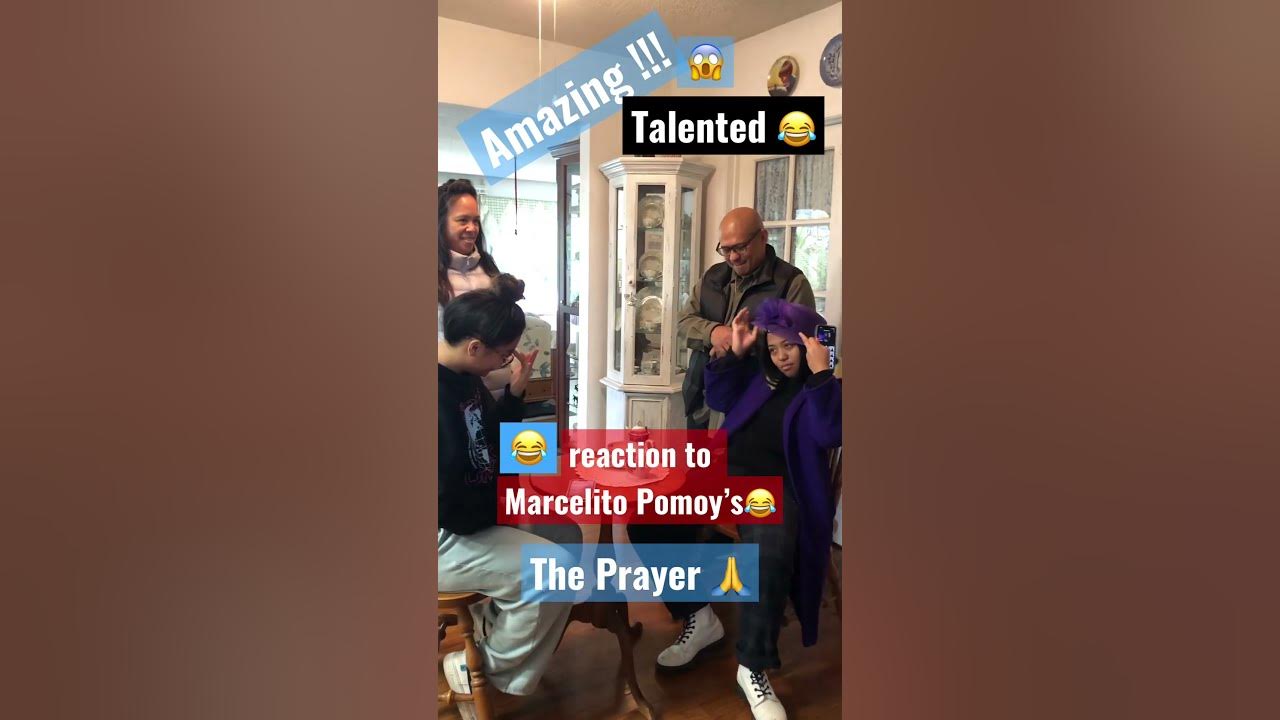 Reactions To Marcelito Pomoy’s  Rendition  Of The Prayer 🙏