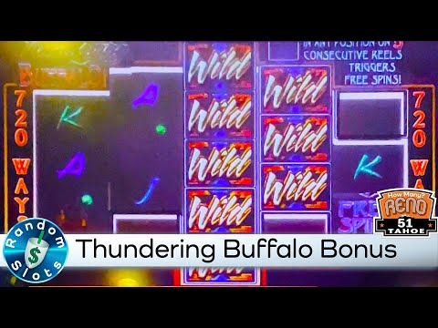 Thundering Buffalo Slot Machine Bonus