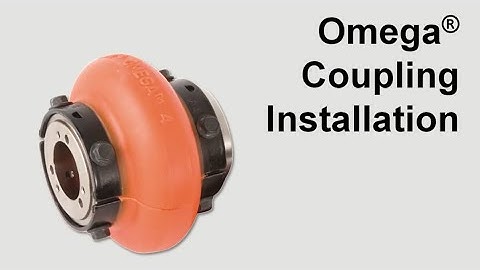How to Install an Omega Elastomeric Coupling l SLS Partner Rexnord