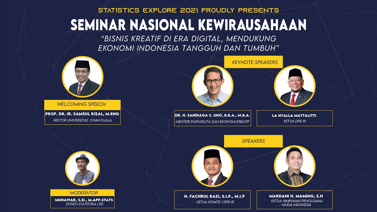 SEMINAR NASIONAL STAT EXPLORE 2021 - YouTube