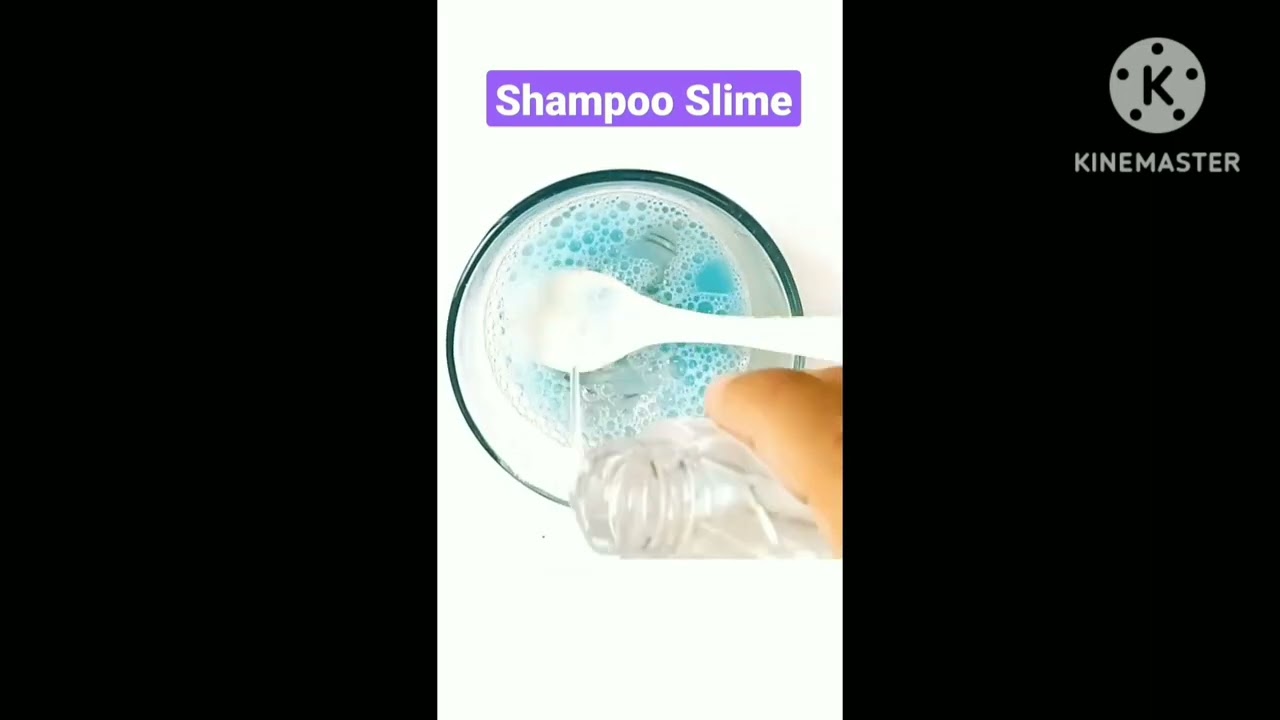 How to make shampoo slime
