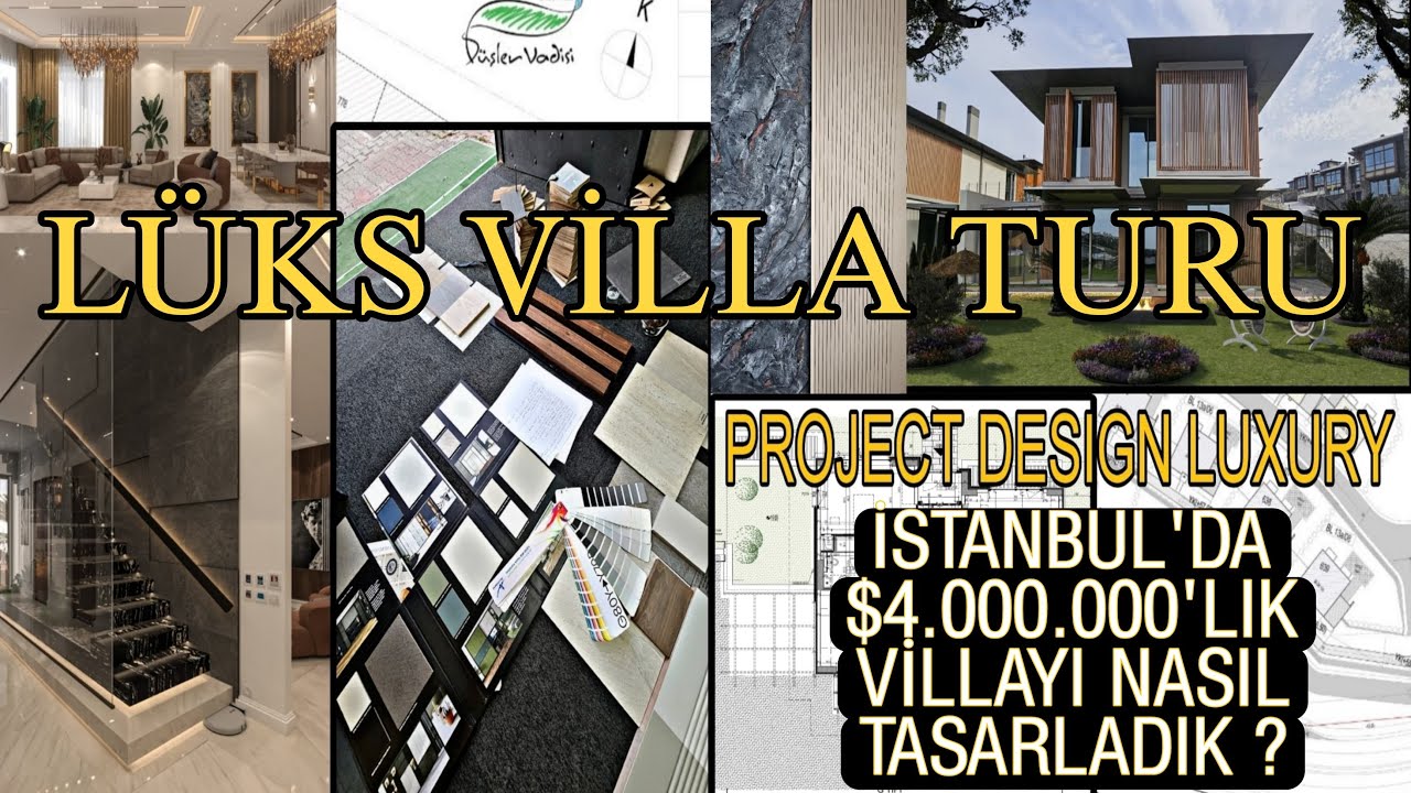 LÜKS VİLLA TURU DÜŞLER VADİSİ RİVA İSTANBUL . KALİTELİ TASARIM HIZLI TESLİMAT !