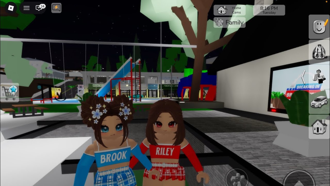 Playing Brookhaven RP 🏡 With My Sister as “Brook & Riley” - YouTube