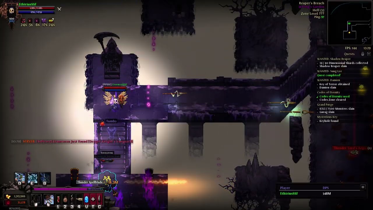 Hero Siege 2 | Amazon vs H5 Uber Reaper DPS Test