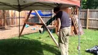 How to take down the Coleman Screened Canopy