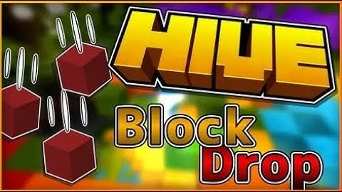 Minecraft block drop on hive. #minecraft #hive #trending 
