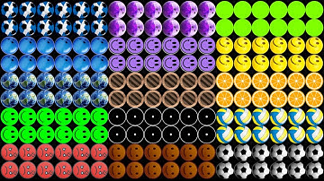 The Smile Ball - 8 Legs Eliminations Marble Race in Algodoo