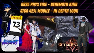FF7 Ever Crisis - GB25 Phys Fire - Behemoth King STG6 42% Mobile In Depth Look screenshot 2