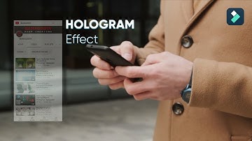 How to create easy Hologram Video Effect in Filmora X | BAHAUDDIN