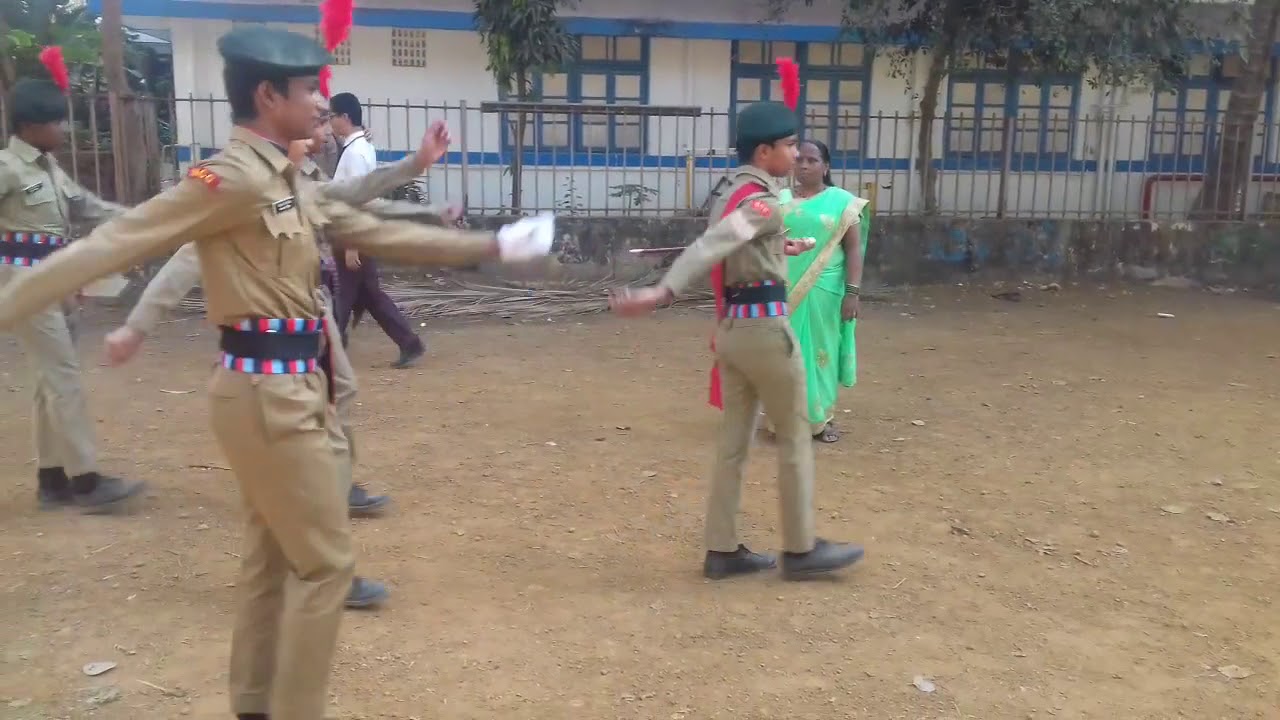 N.K.E.S HIGH SCHOOL NCC DRILL PRACTICE