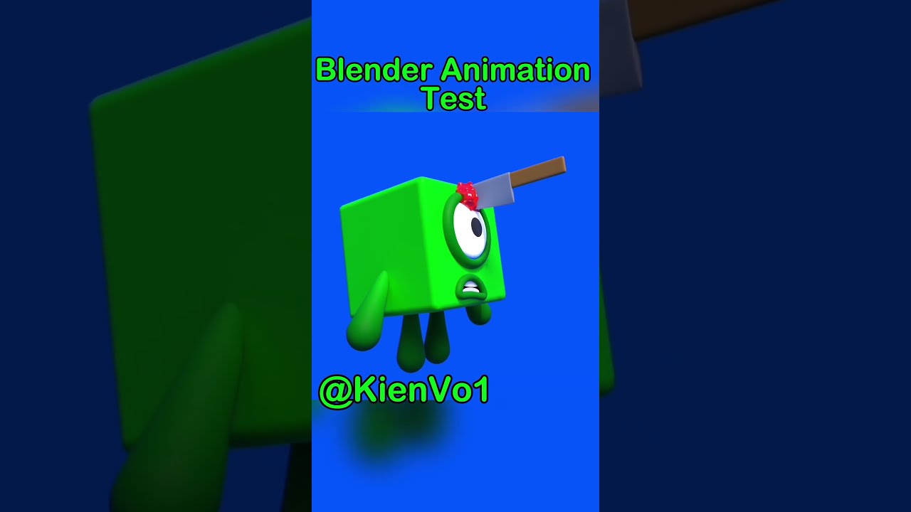 Ouch I Made This In Blender Numberblocks