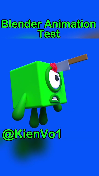 Ouch… (I made this in blender) #numberblocks