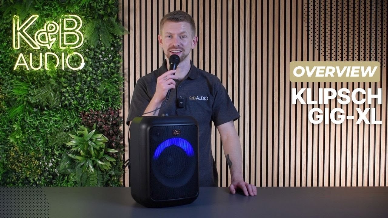 Klipsch GIG-XL Portable Party Speaker - Product Overview - YouTube