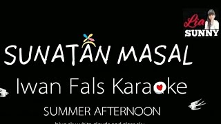 SUNATAN MASAL || IWAN FALS || KARAOKE