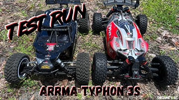 Arrma Typhon 3s “Test Run” (ft. Losi Tenacity DB Pro) pt1. | 🌋RC Action Hawaii🌴 RC Buggy