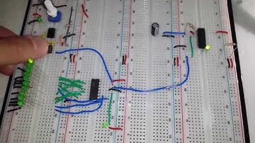 HCF4017BE + CD4093BE