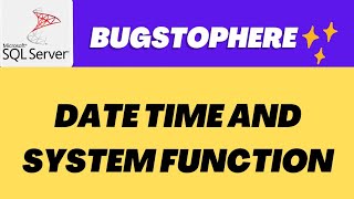 ⏰ SQL Day 15: SQL Functions Explained - Date-Time, System, and More | #SQLTutorial
