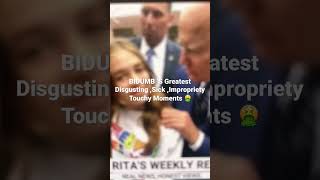 Joe Biden touching Americans GROSS SICKO 🤢 #funny  #shortsbts