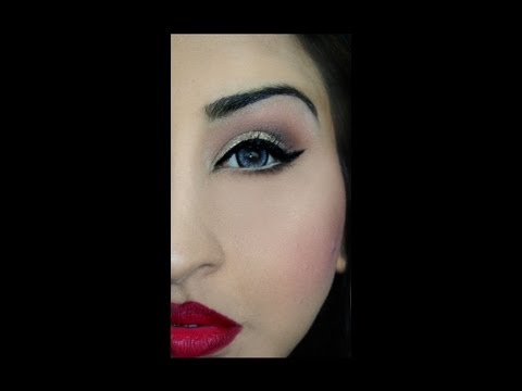 Glitzy Pin up look