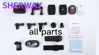 4K 60FPS Mini Action Camera – WiFi Waterproof Helmet &amp; Body Cam