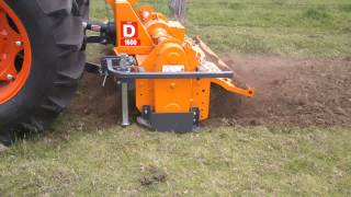 Tractor KUBOTA M7040 Rotovator FALC 1600