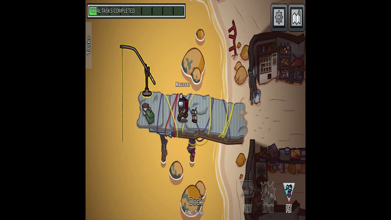 Among Us - Easy Game - Crewmate Gameplay 