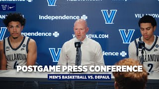 Mens Basketball - Postgame Press Conference Vs. Depaul