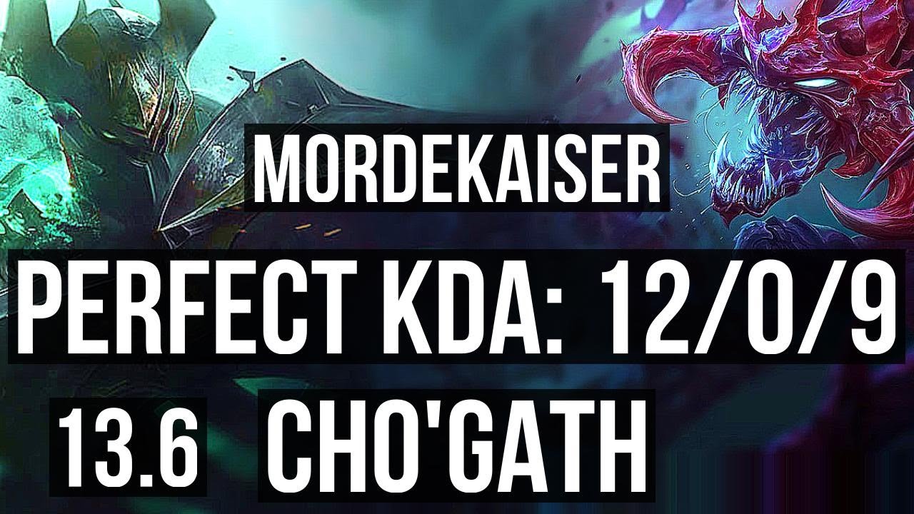 Legendary Top Master MORDE vs CHO (TOP) | 12/0/9, Legendary | TR Master | 13.6 - YouTube