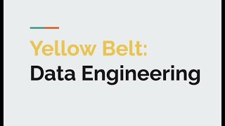 Data engineering - Yellow belt, Introduction
