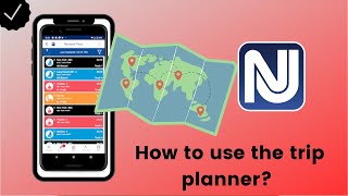 How to use the trip planner on NJ TRANSIT Mobile App? screenshot 1